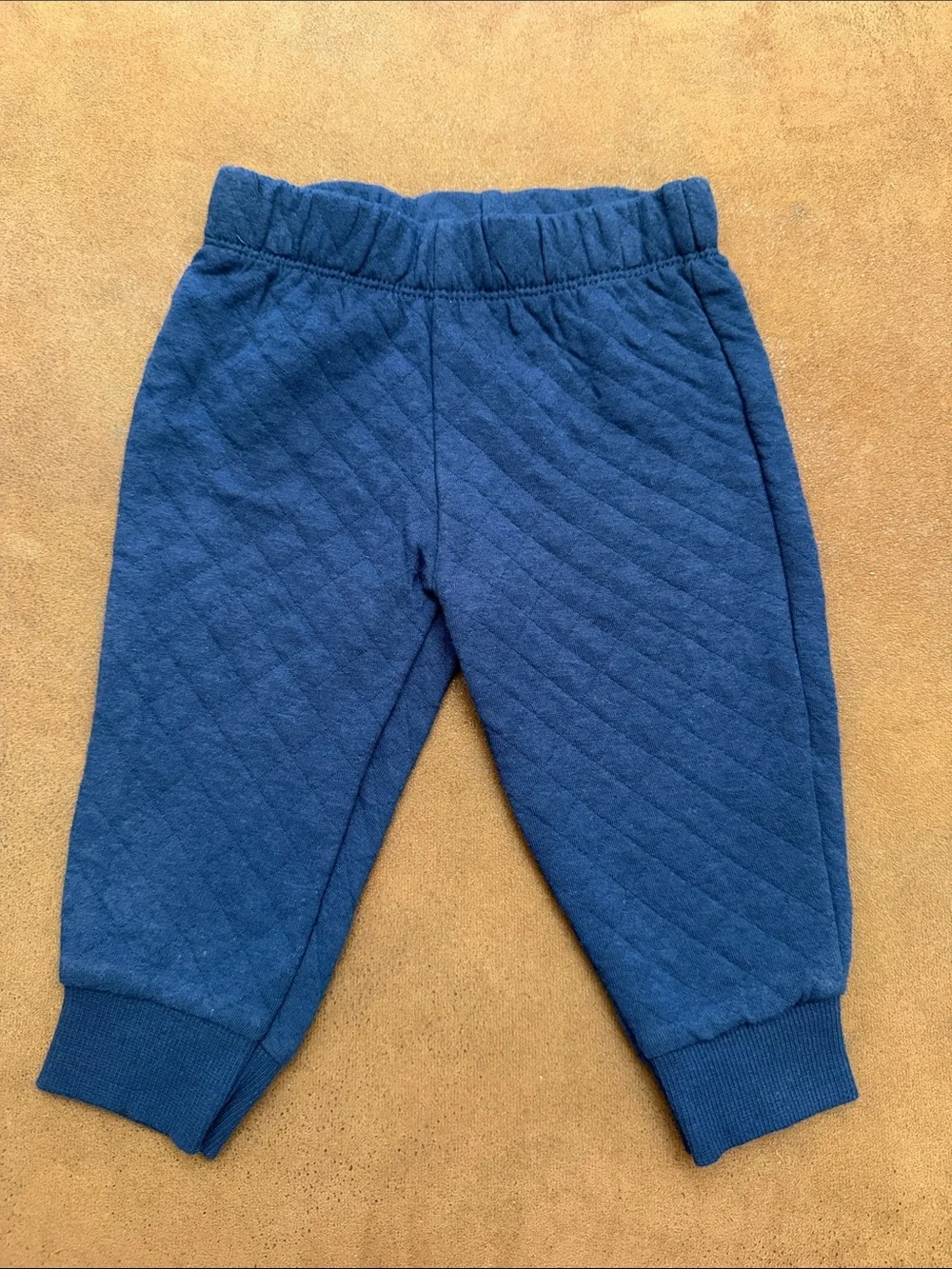 Carter’s Kids Quilted Blue Jogger Pants Sz 6 months New